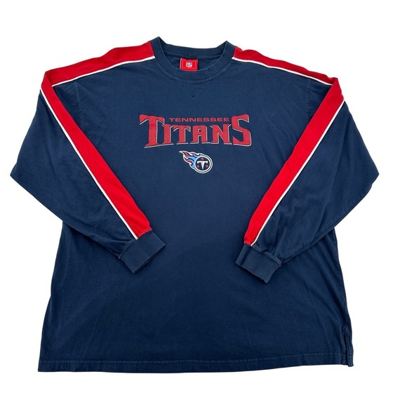 Tennessee Titans NFL Football Long Sleeve T-Shirt Mens XL Vintage Sports Cozy